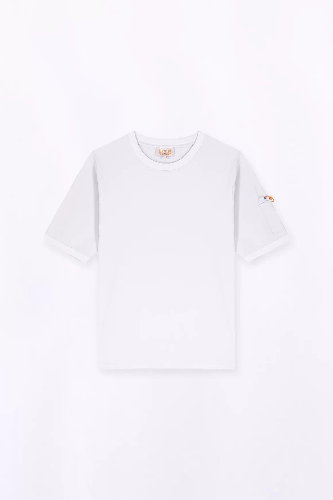 Gertrude T-Shirts*T-Shirt Poche Bi-Matieres Jordan Optic White