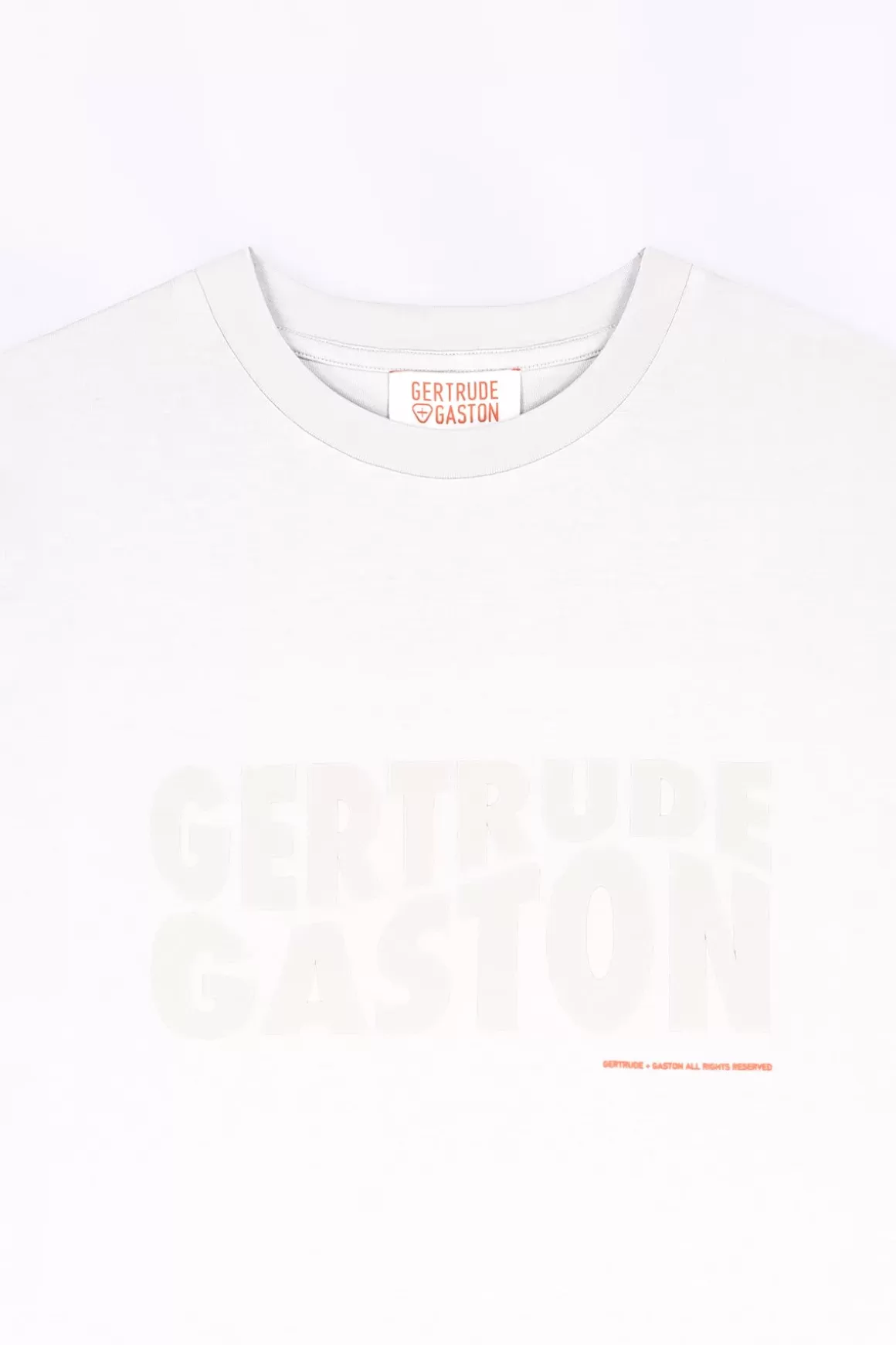 Gertrude T-Shirts*T-Shirt Uni En Coton Leonce Optic White