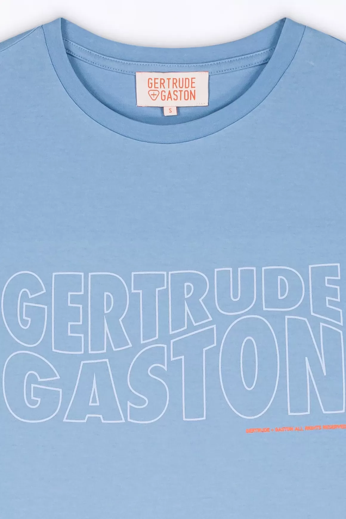 Gertrude T-Shirts*T-Shirt Uni En Coton Regular Lina Hortensia