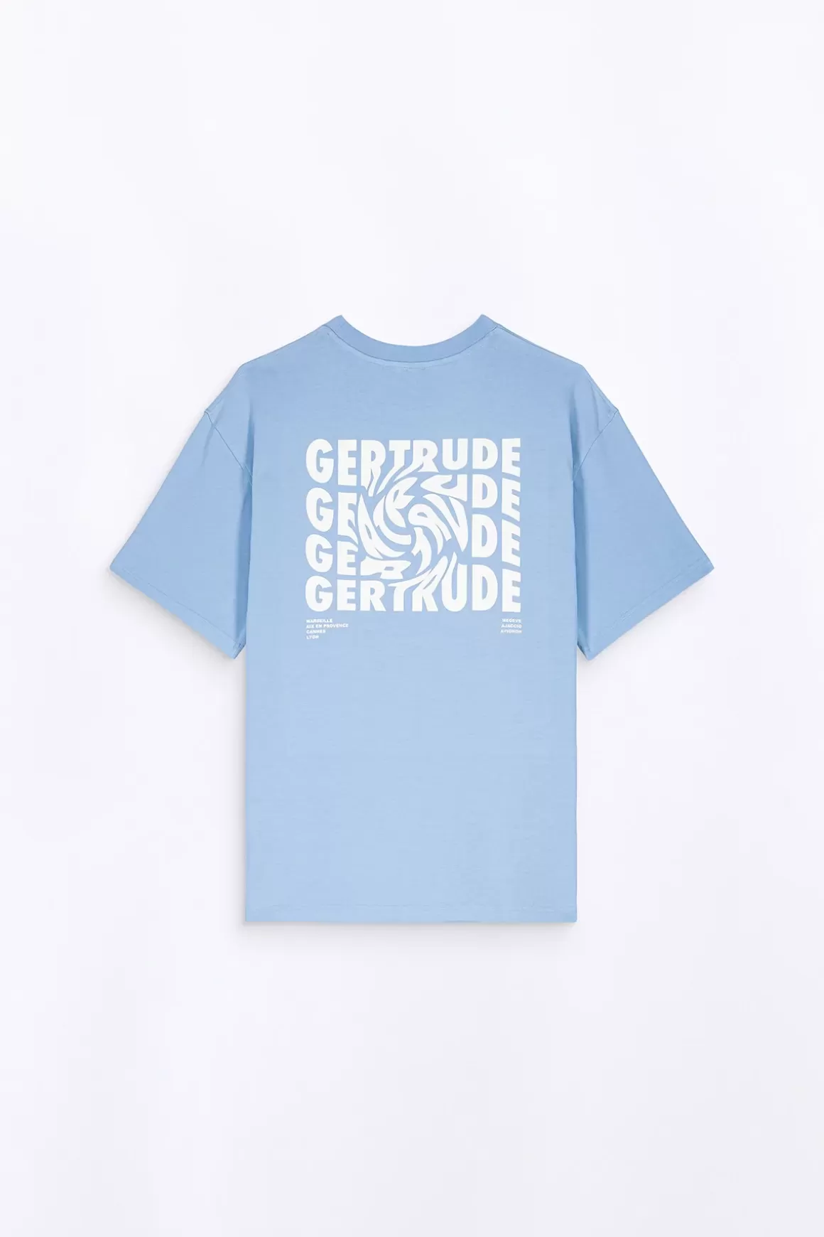Gertrude T-Shirts*T-Shirt Unisexe Regular Imprime Dos Leonce Twisted Hortensia