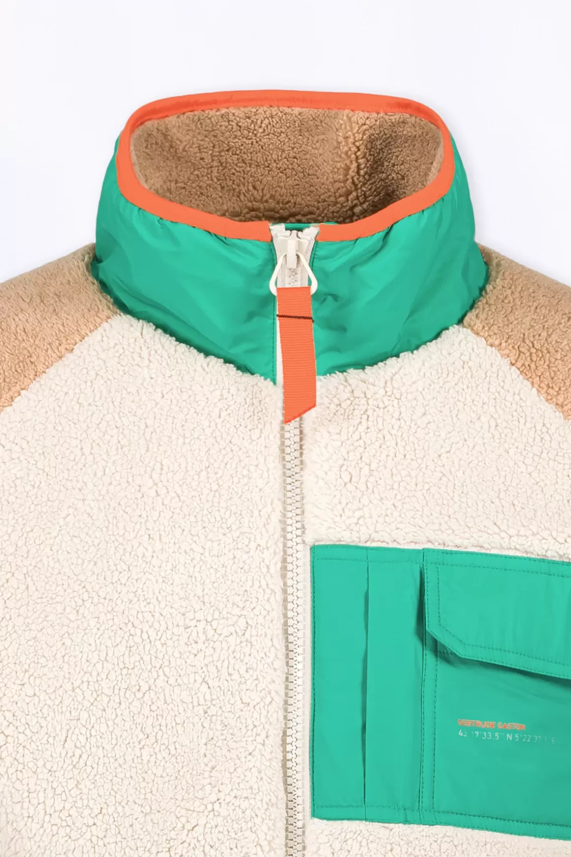 Gertrude Vestes & Surchemises*Veste En Sherpa Et Empiecements Nylon Raphy