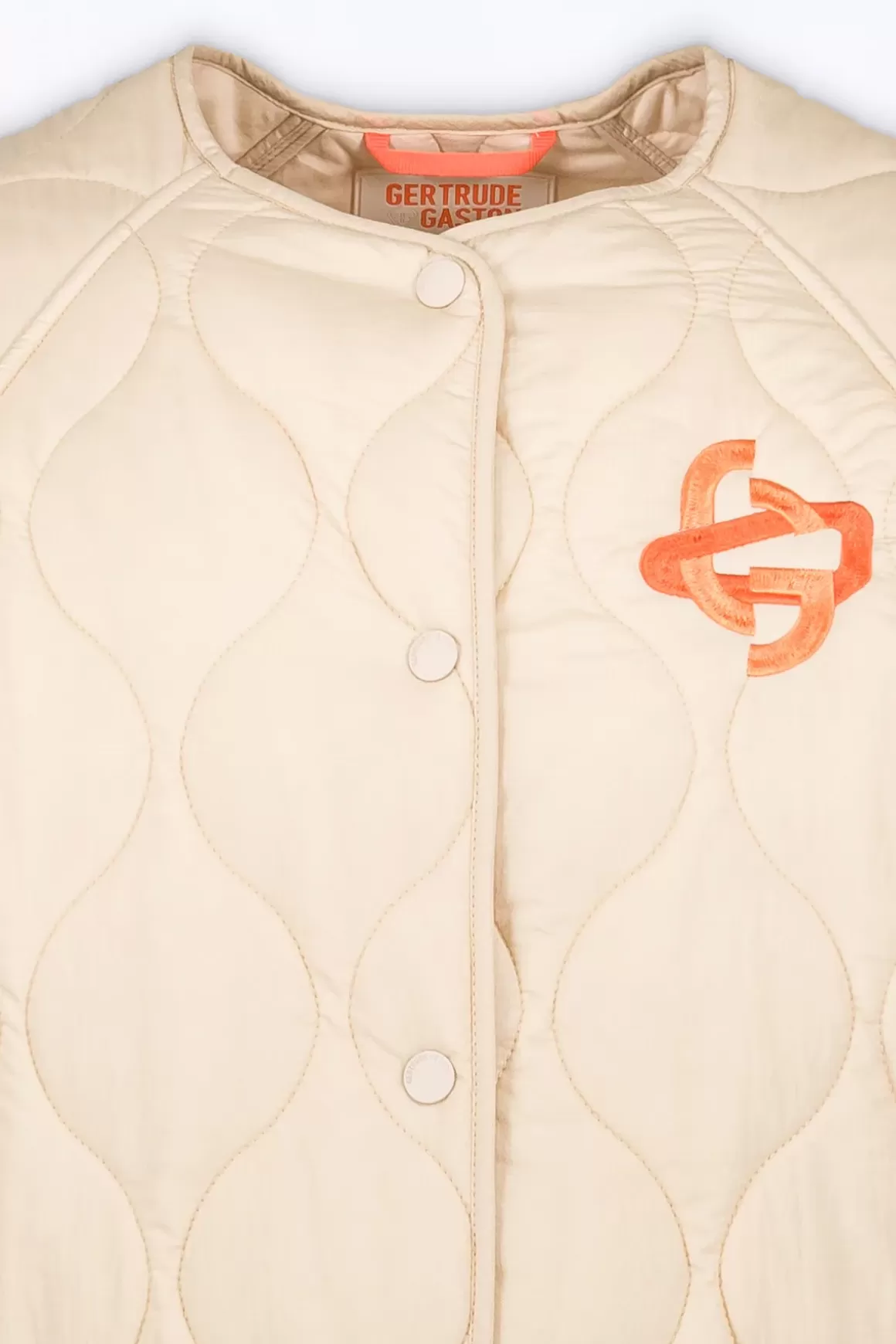 Gertrude Vestes & Surchemises*Veste Matelassee Oversize Juliette Vanille