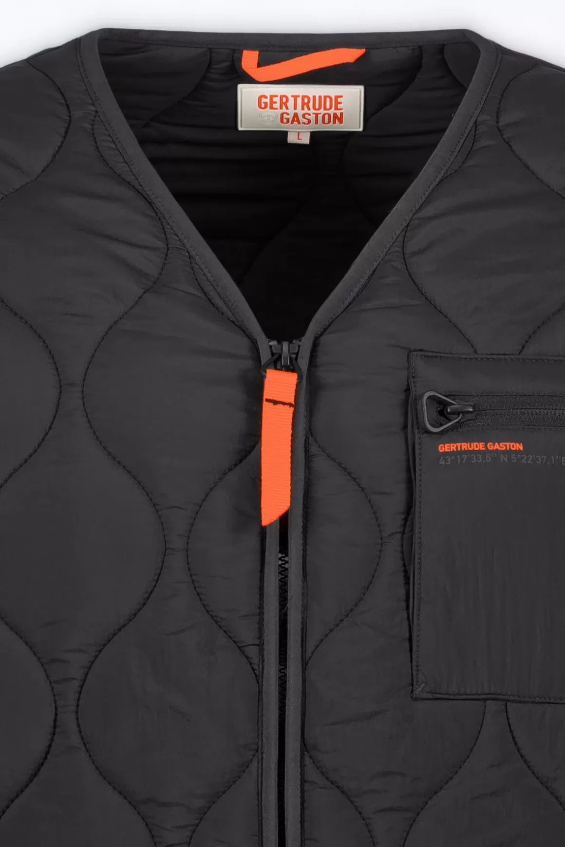 Gertrude Vestes*Veste Quiltee En Nylon Fin Orso Black