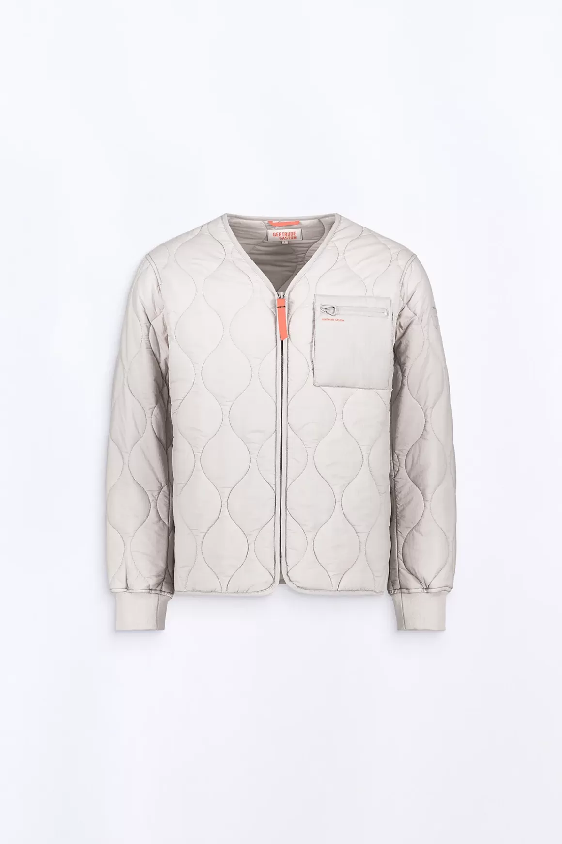 Gertrude Vestes*Veste Quiltee En Nylon Fin Orso Ciment